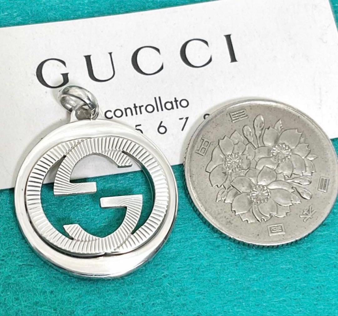 美品　GUCCI ギョーシェペンダント