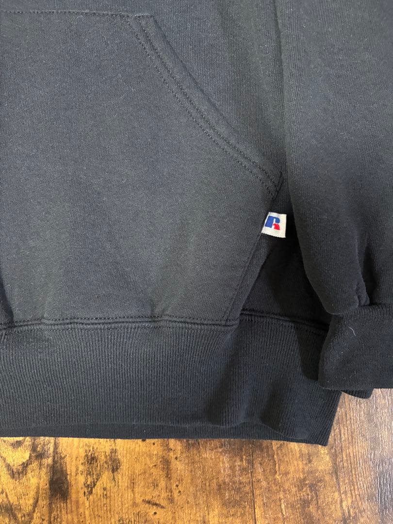 古着　90s RUSSELL ATHLETIC パーカー L ブラック USA