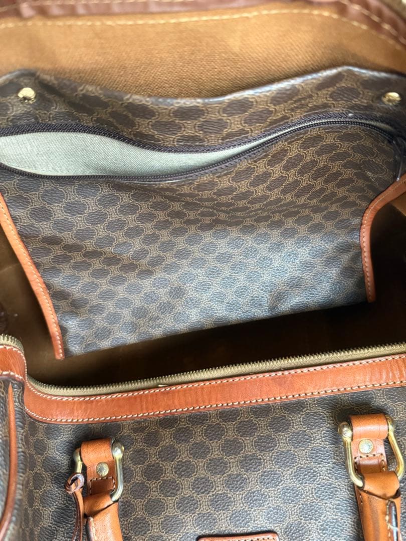 CELINE マカダムモノグラムボストン ミディアム