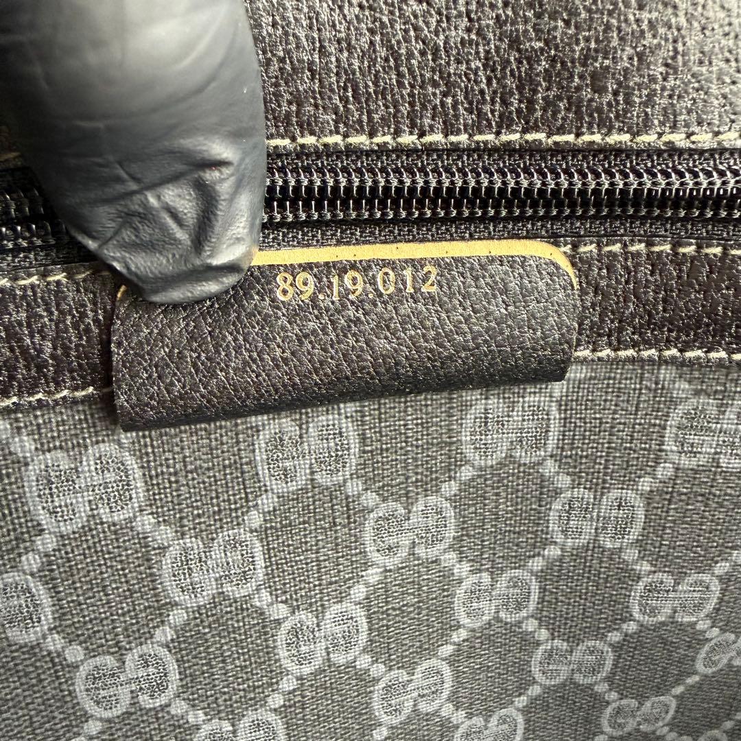 GUCCI グッチ GGスプリーム 旅行 トートバッグ ボストン ブラック