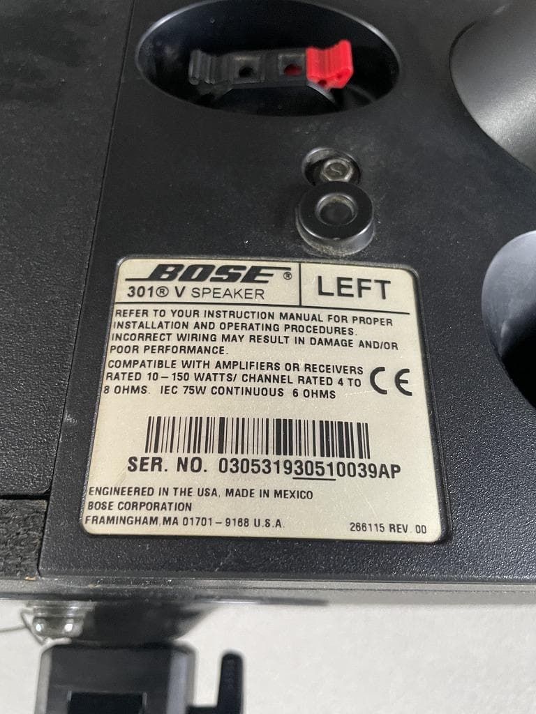 BOSE　ボーズ　301V　スピーカーペア①