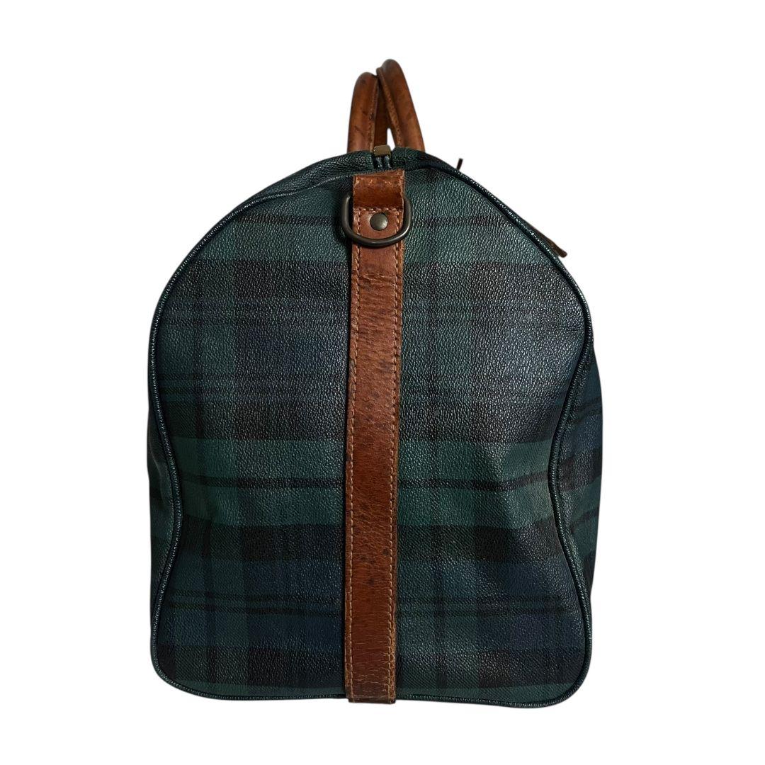 美品　ポロラルフローレン　ボストンバッグ　チェック　PVC 7