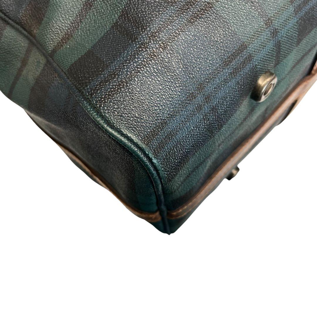 美品　ポロラルフローレン　ボストンバッグ　チェック　PVC 7