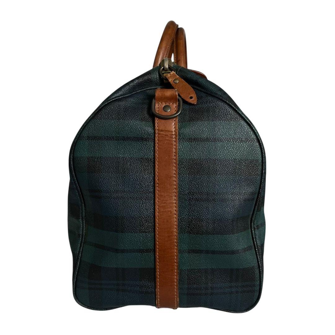 美品　ポロラルフローレン　ボストンバッグ　チェック　PVC 7