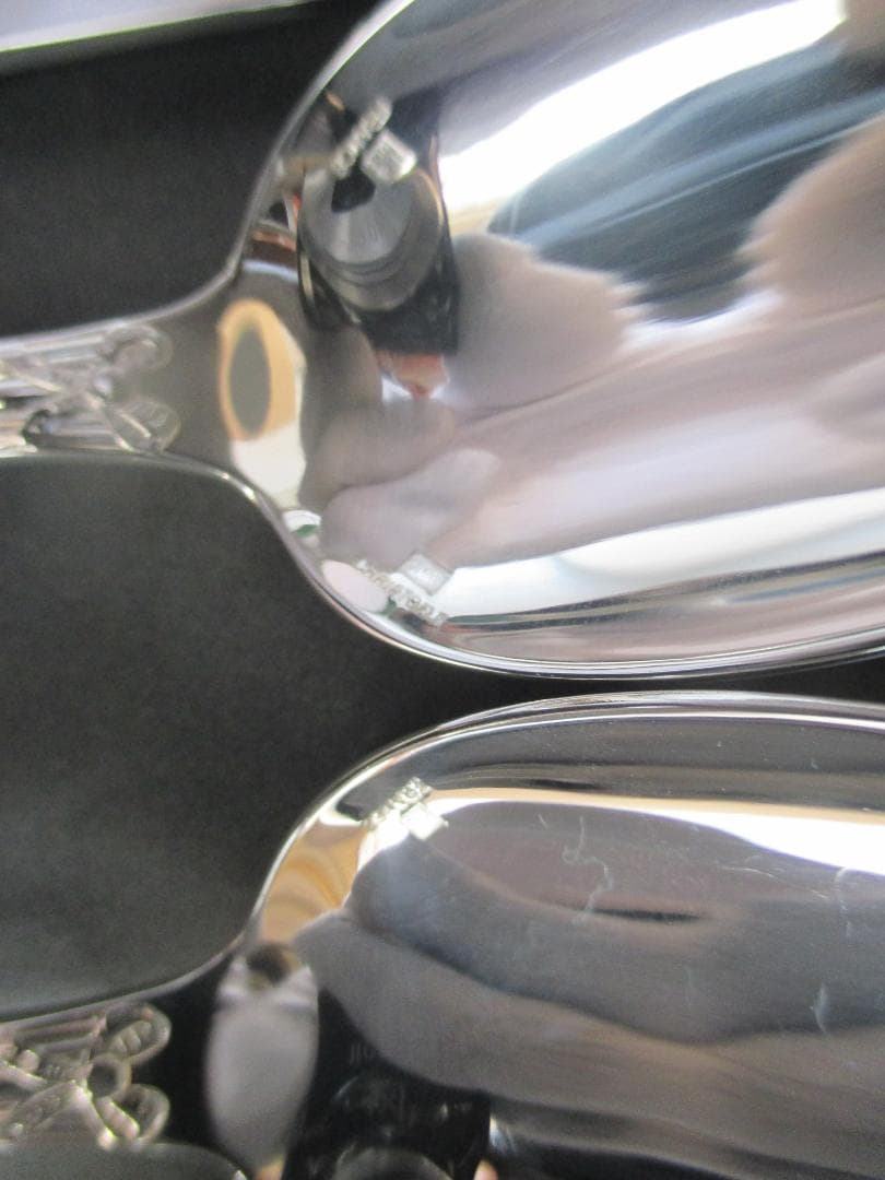 極美品☆仏蘭西高級銀器クリストフルシルバー銀P　カトラリー６本セット　リュバン