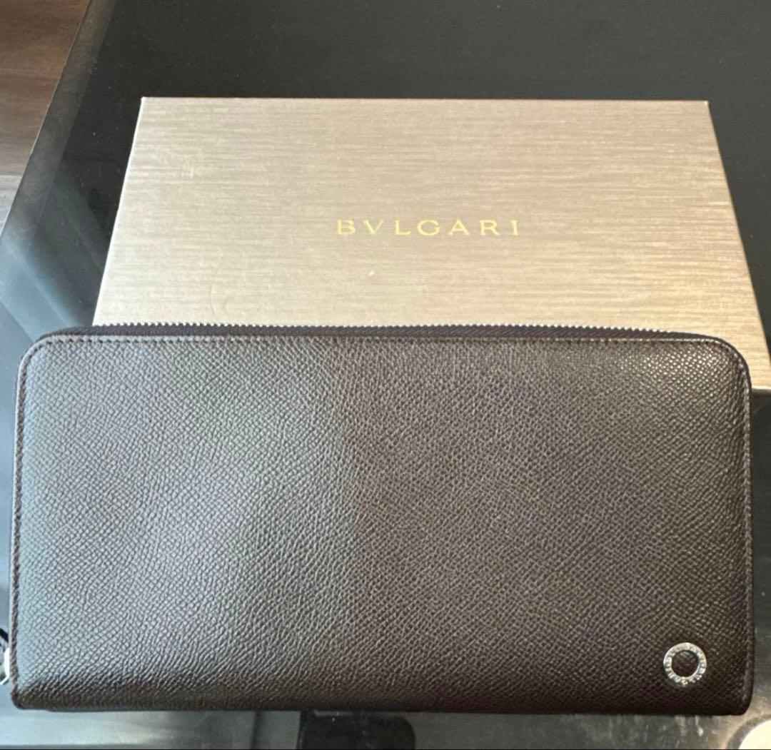 【最終価格】Bvlgari ダークブラウン 長財布