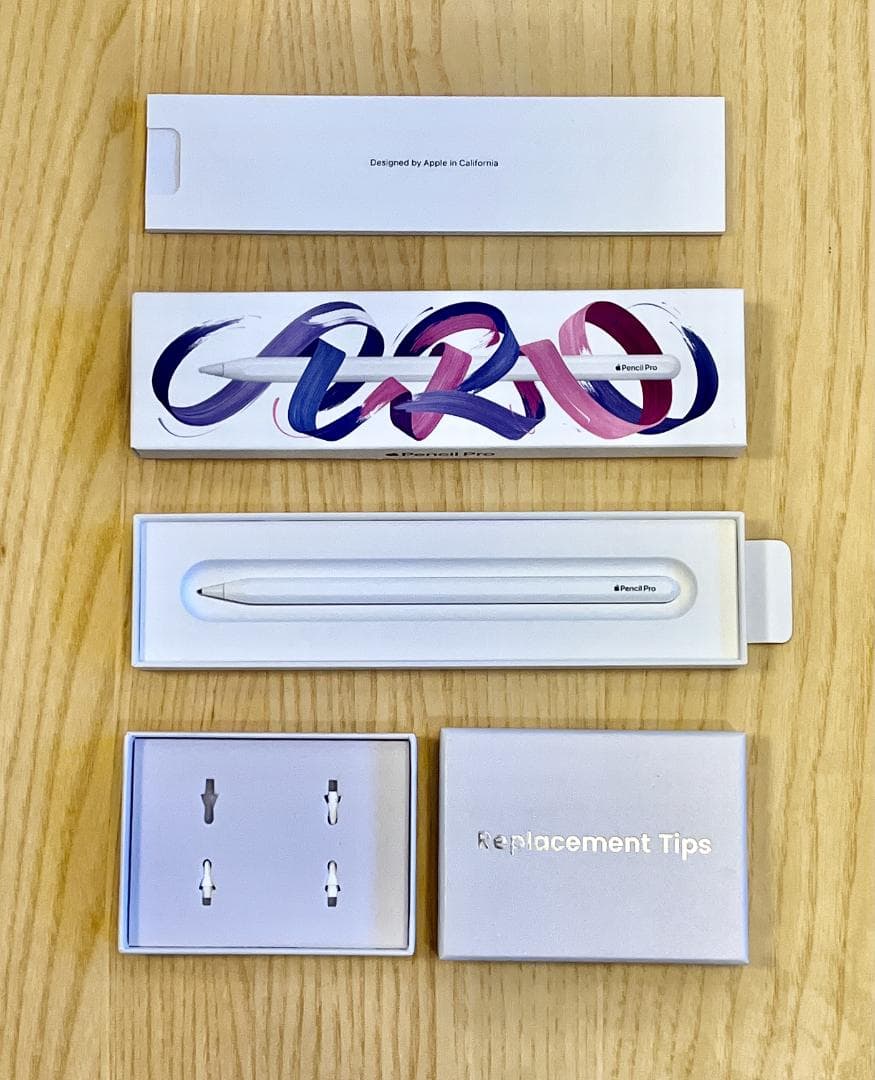 【美品】Apple Pencil Pro 交換ペン先付き