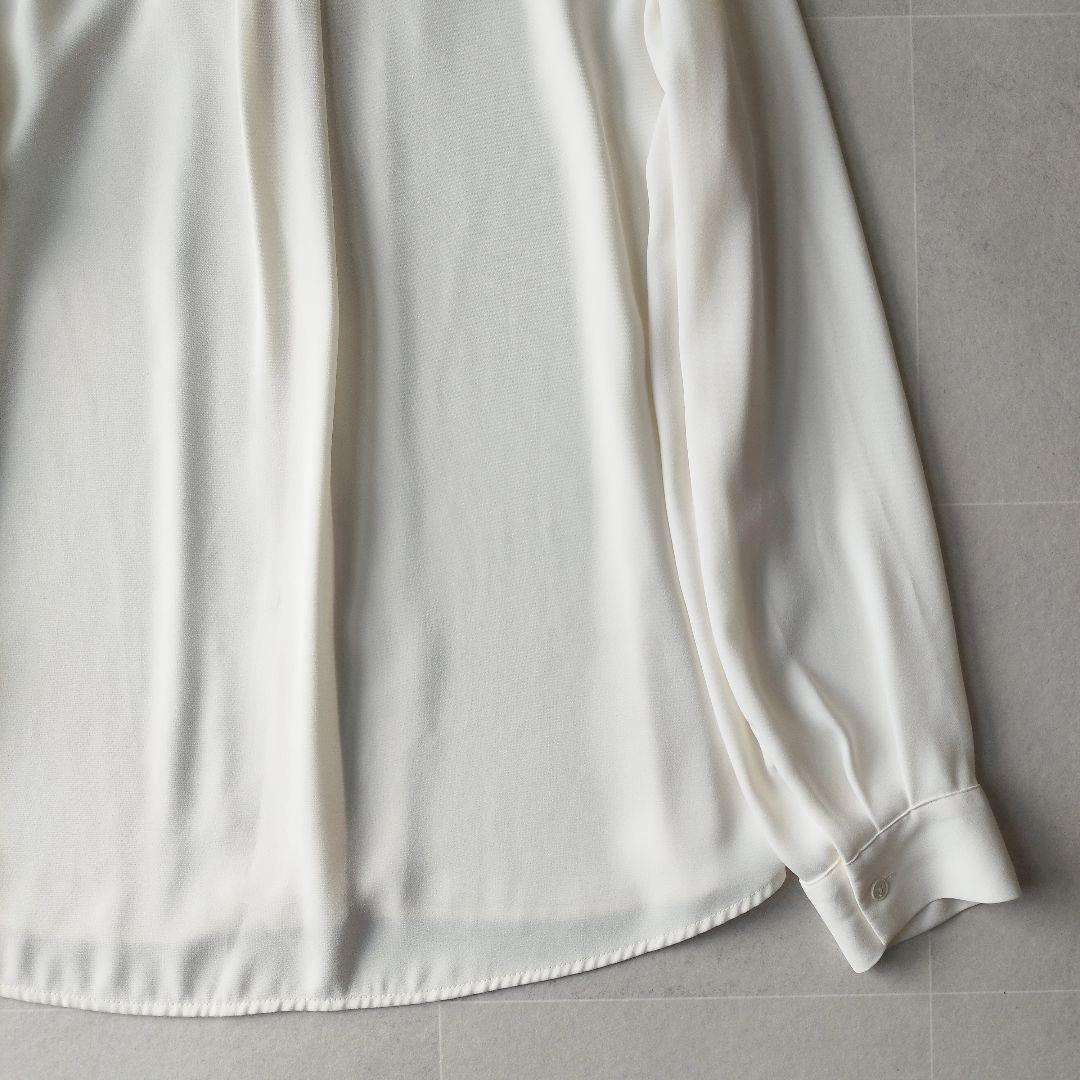 完売品！未使用級✨️アルアバイル ポリエステルツイルハイショクナロータイブラウス