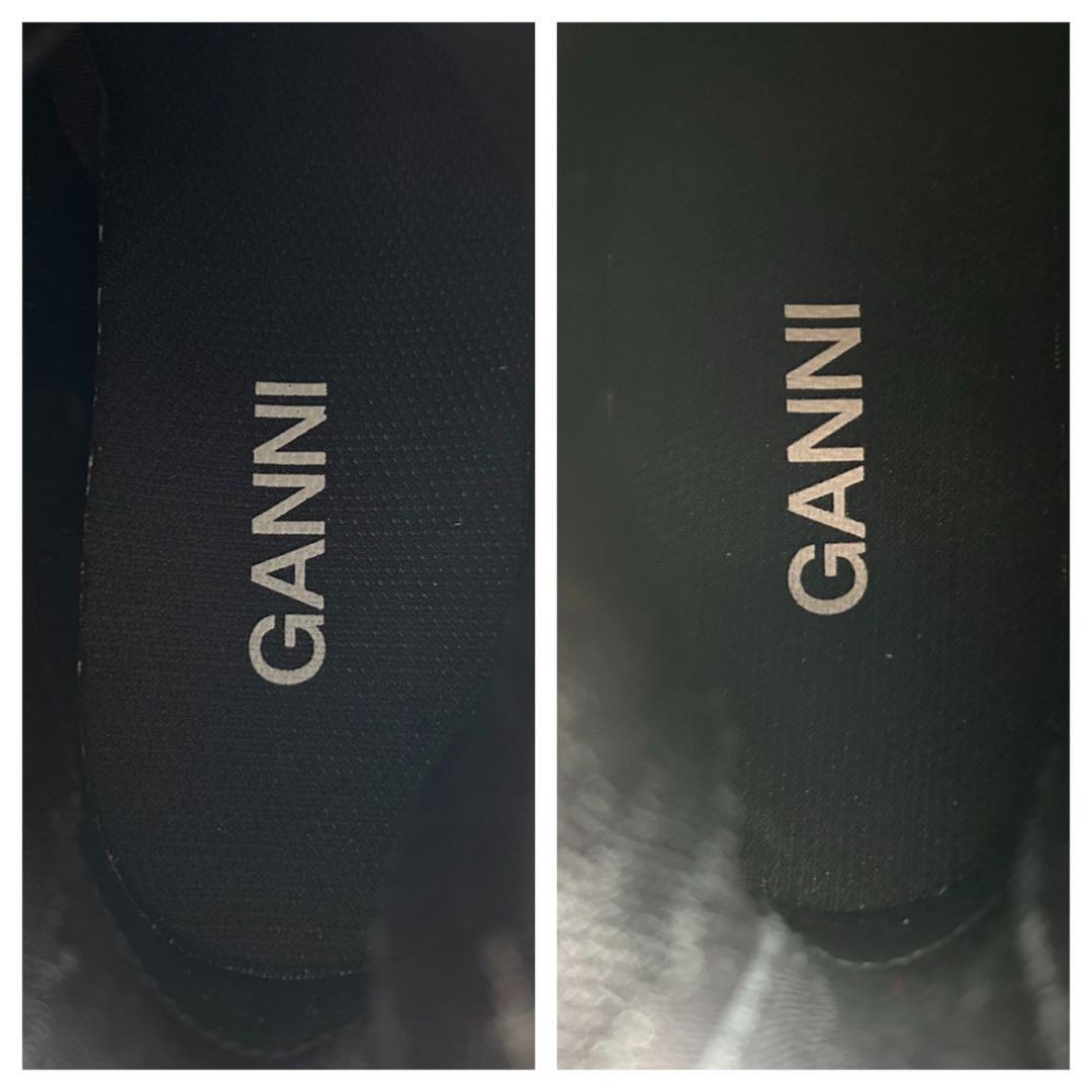 新品未使用　GANNI リサイクルラバーサイドゴアブーツ　厚底　37 24cm