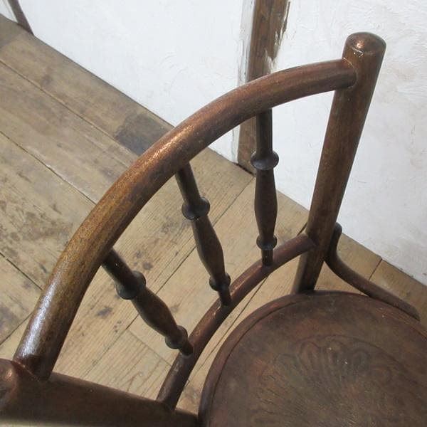 イギリス アンティーク 家具 ベントウッドチェア 椅子 イス 曲げ木 4600e