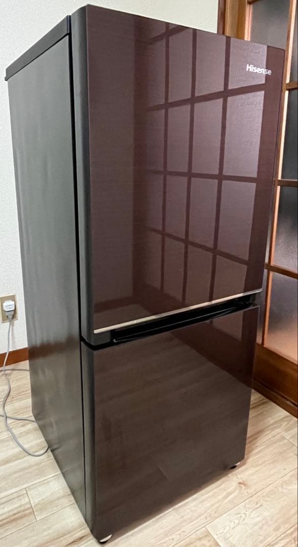 【2021年式】ハイセンス冷蔵庫 ブラウン　HR-G13B-BR 134L