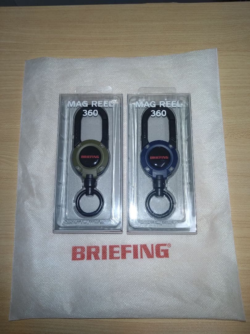 BRIEFING MAG REEL 360　ネイビー＆オリーブ２点セット