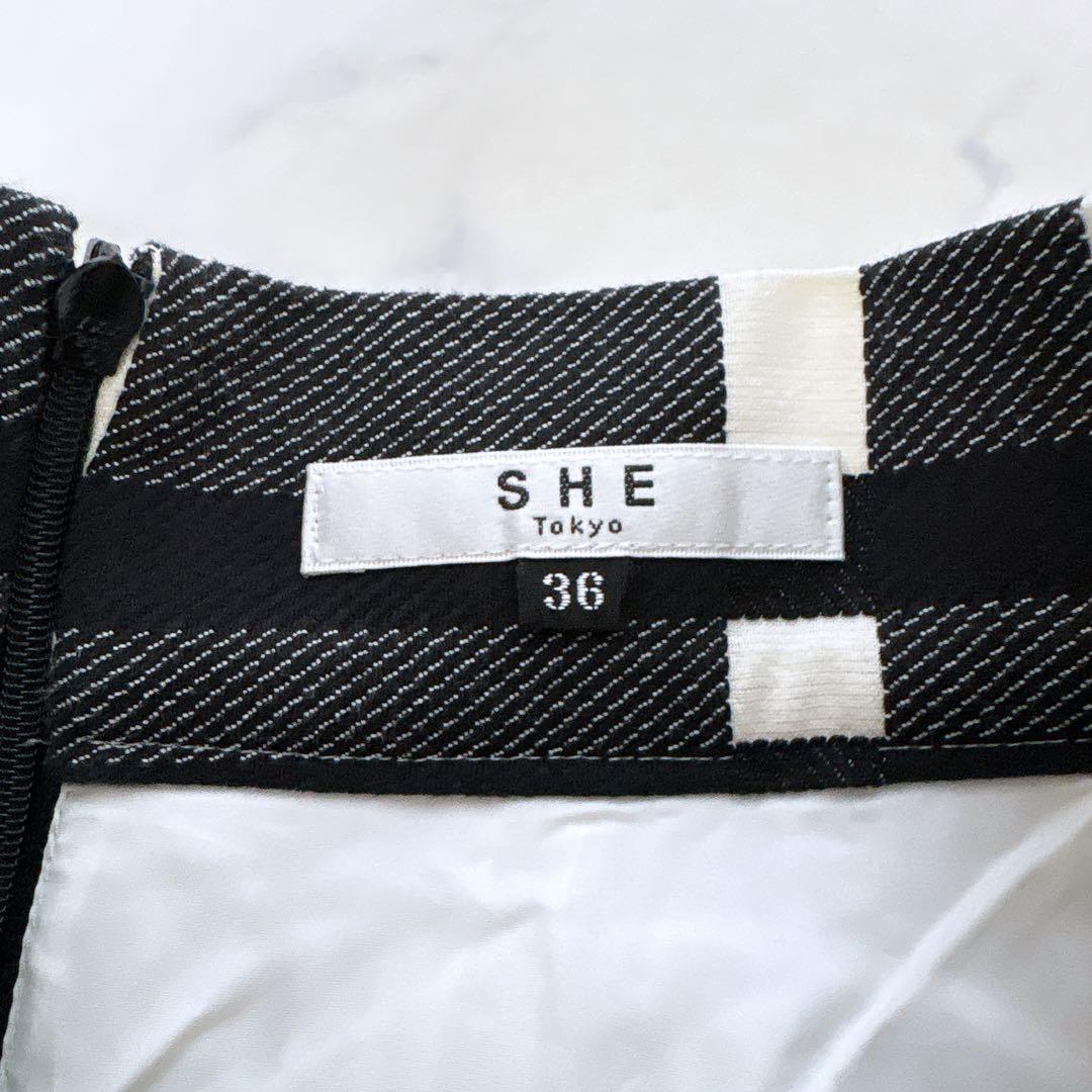 【美品】SHE TOKYO シートーキョー Nathalie プリーツ スカート