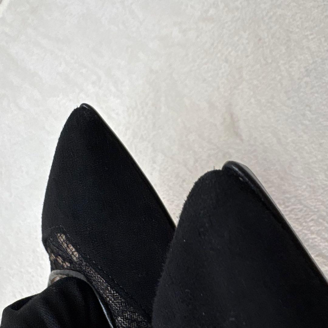 【未使用✨】ダイアナ パンプス レース メッシュ ポインテッドトゥ ピンヒール