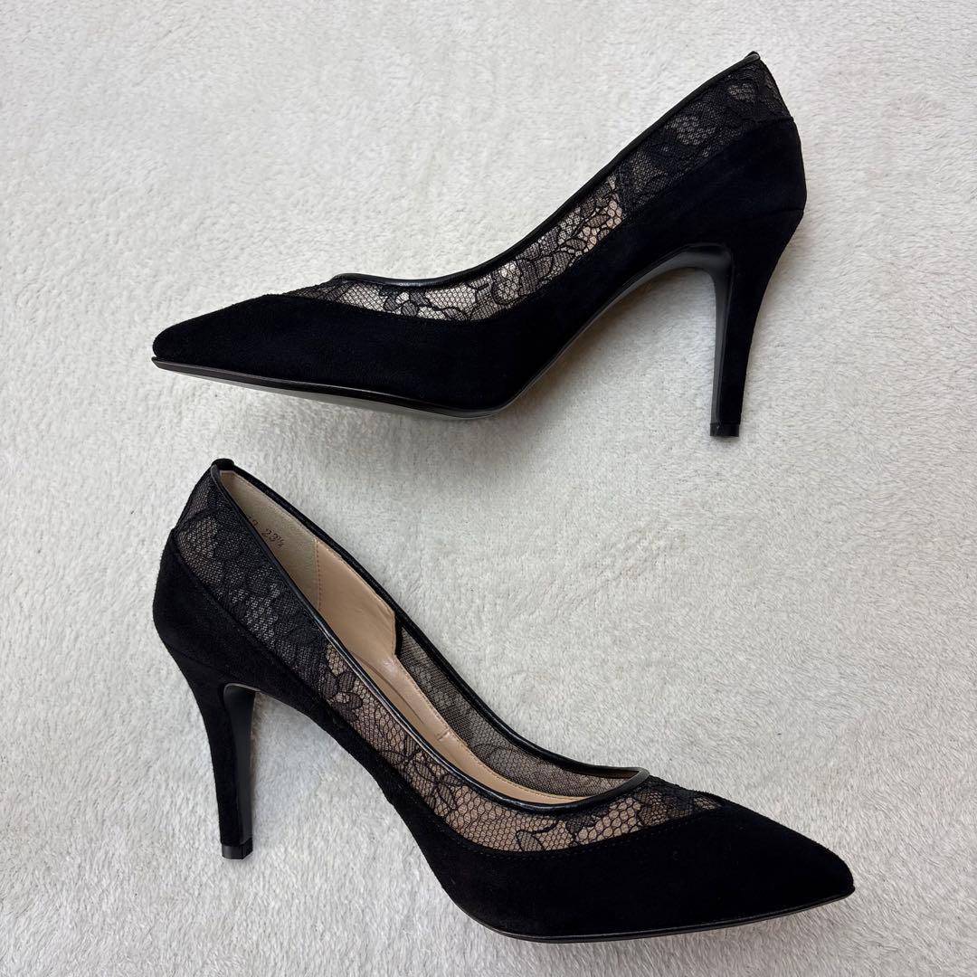 【未使用✨】ダイアナ パンプス レース メッシュ ポインテッドトゥ ピンヒール