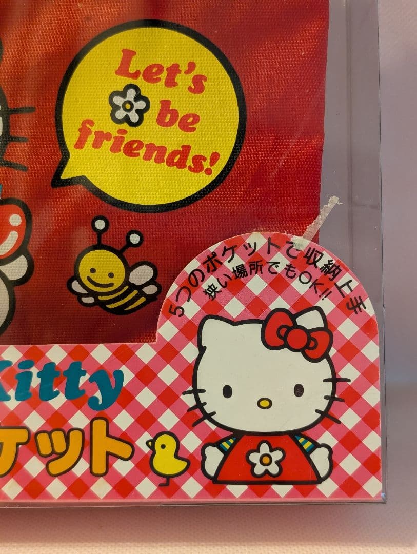 激レア！　ハローキティ　ウォールポケット　5連　当時物　1997年 未開封