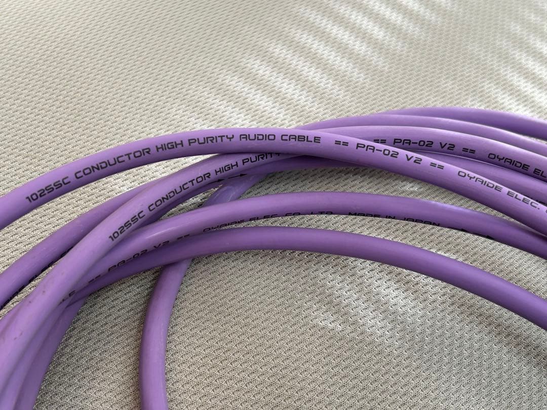 【美品】OYAIDE/高級XLRケーブル 3m 2本