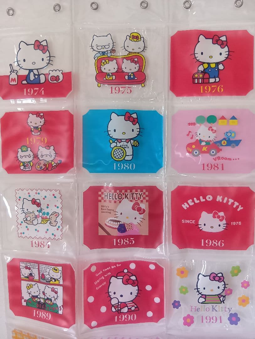 ハローキティ 35周年記念 ウォールポケット 35ポケット