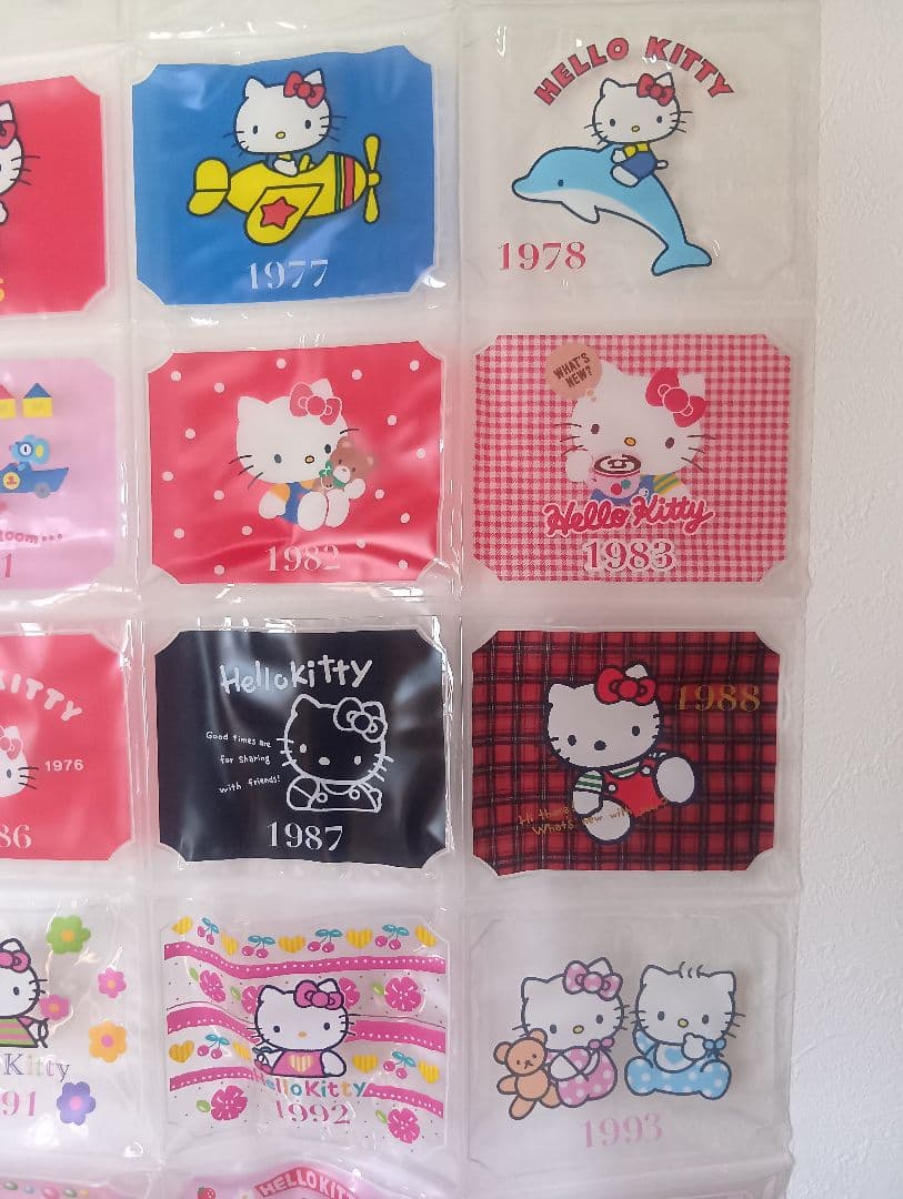ハローキティ 35周年記念 ウォールポケット 35ポケット
