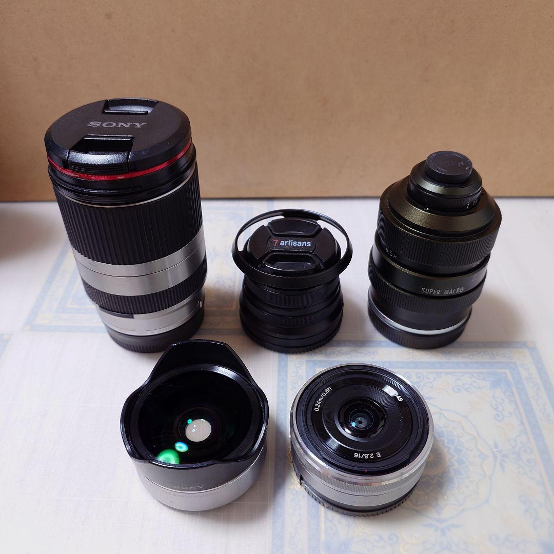 SONY Eマウント用 レンズ5種セット