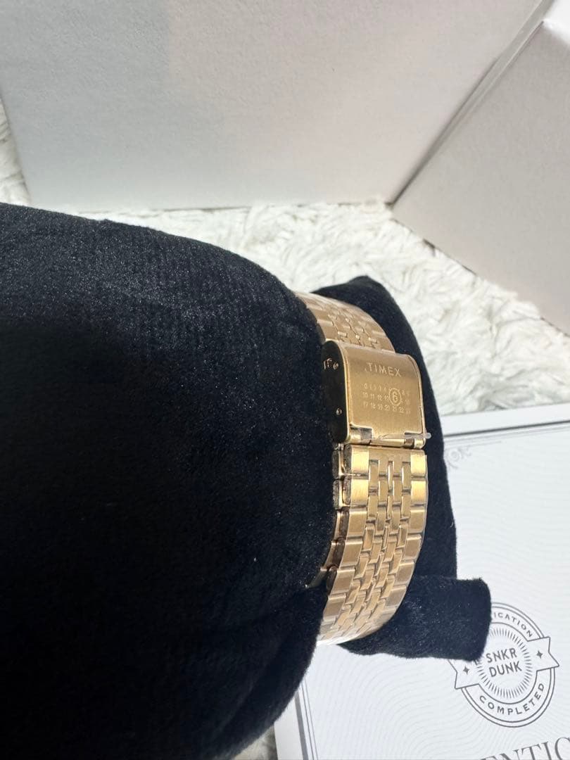 m*2様 MM6 ×TIMEX ゴールド コラボ腕時計 ブレスレットのみ