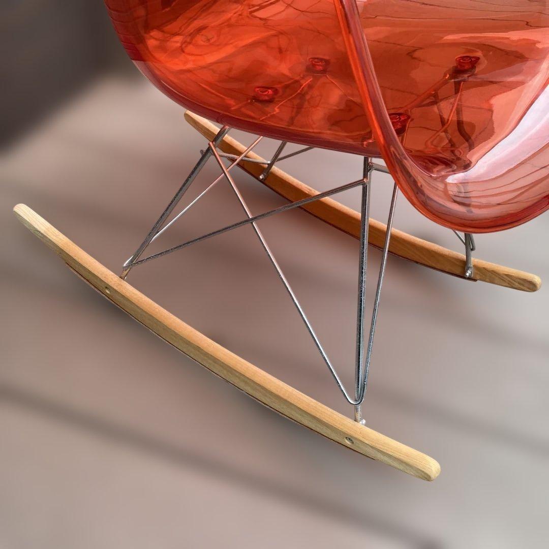 レア！1点物！ DAWシェルチェア イームズリプロダクト ロッキングチェア