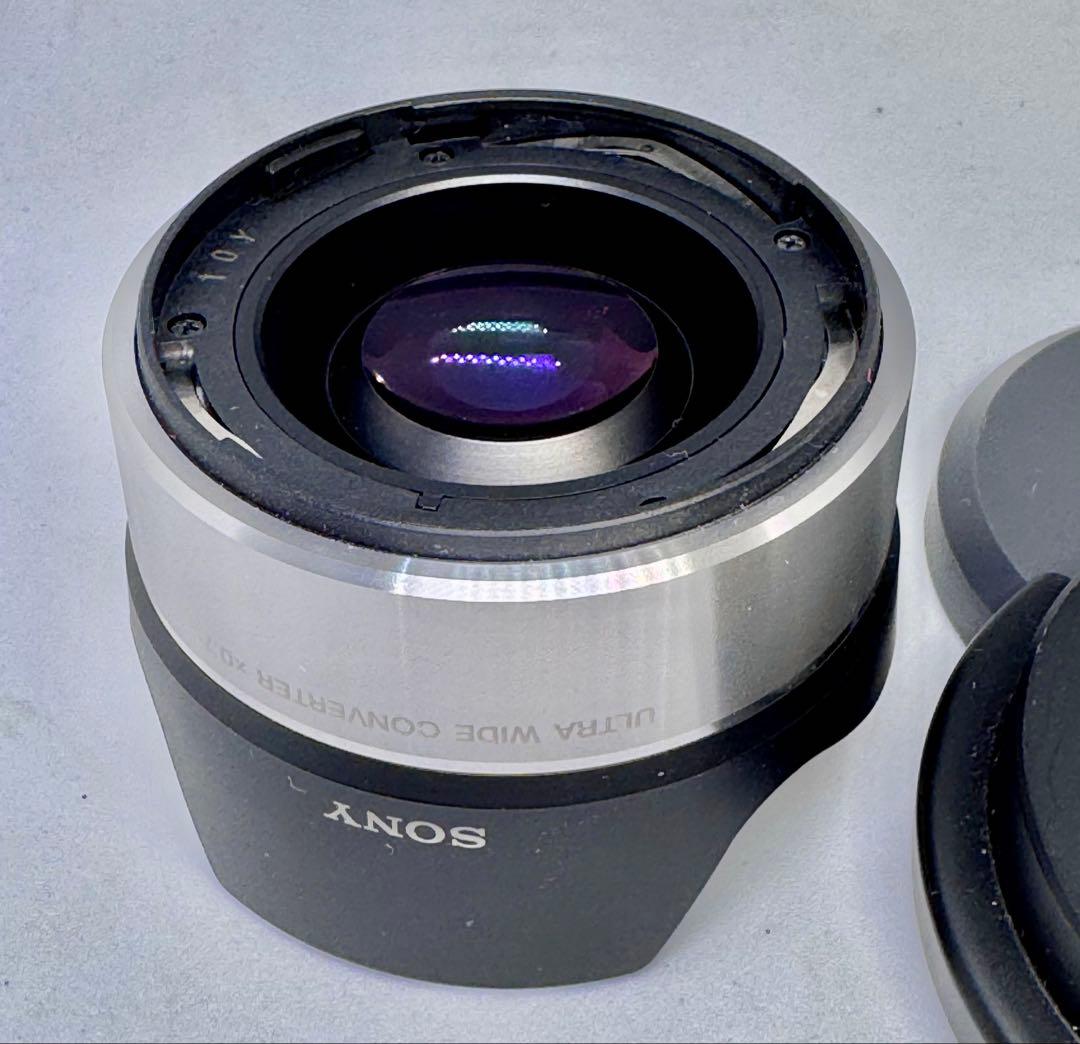 SONY NEX-5 16mm ワイド・魚眼 コンバーター セット 純正ケース付