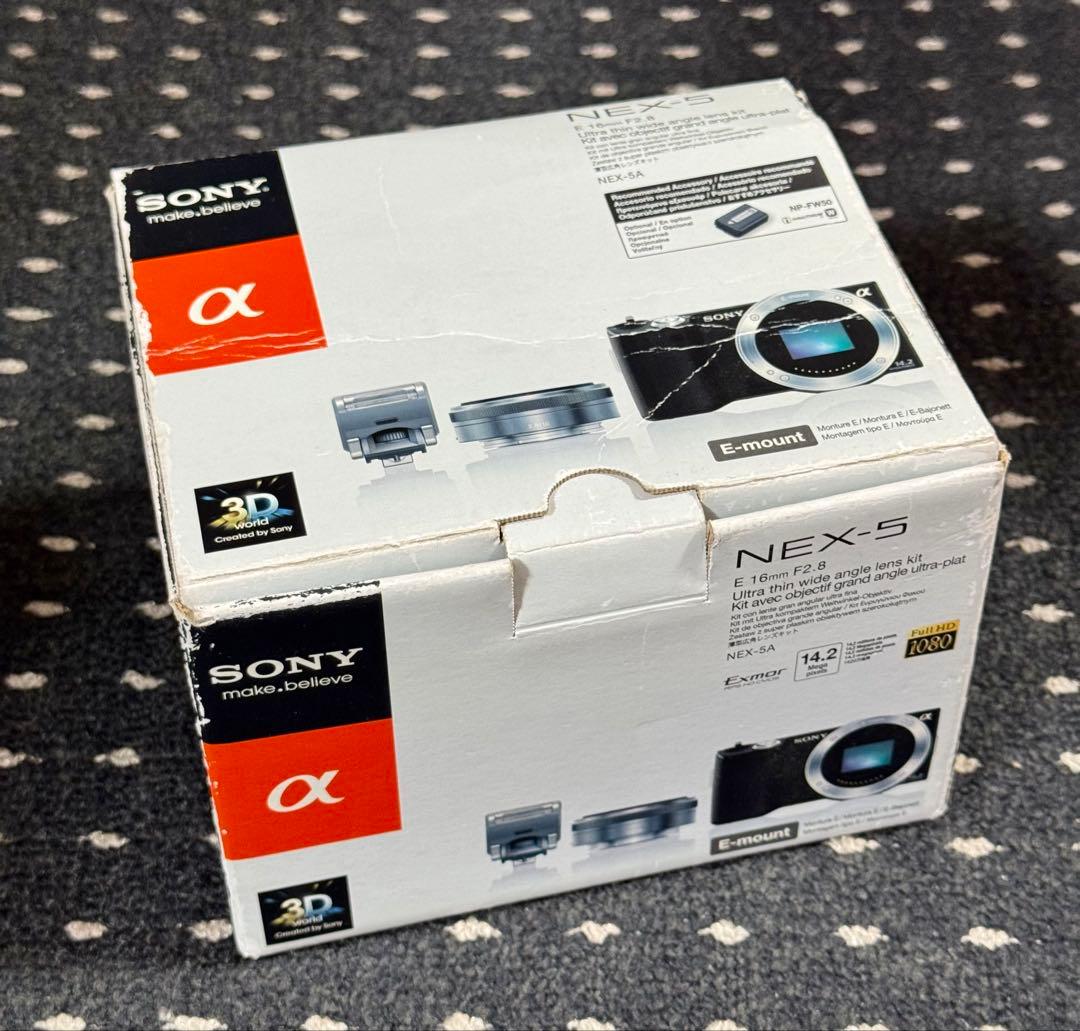 SONY NEX-5 16mm ワイド・魚眼 コンバーター セット 純正ケース付