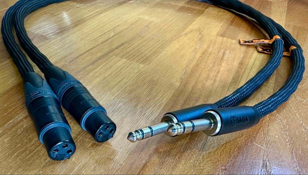 VOVOX excelsus direct S XLR(F)→TRS 1m 2本