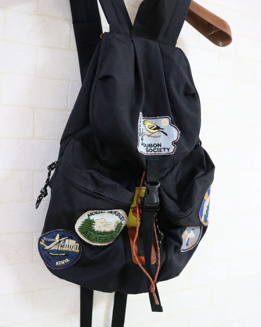 未使用 GO TO HOLLYWOOD ナイロンワッペンディパック【ブラック】