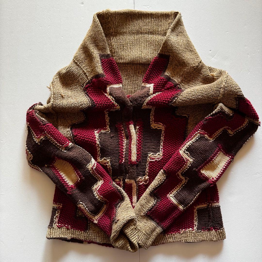 ラルフローレン ネイティブ ハンドニット カーディガン セーター 希少 Lサイズ