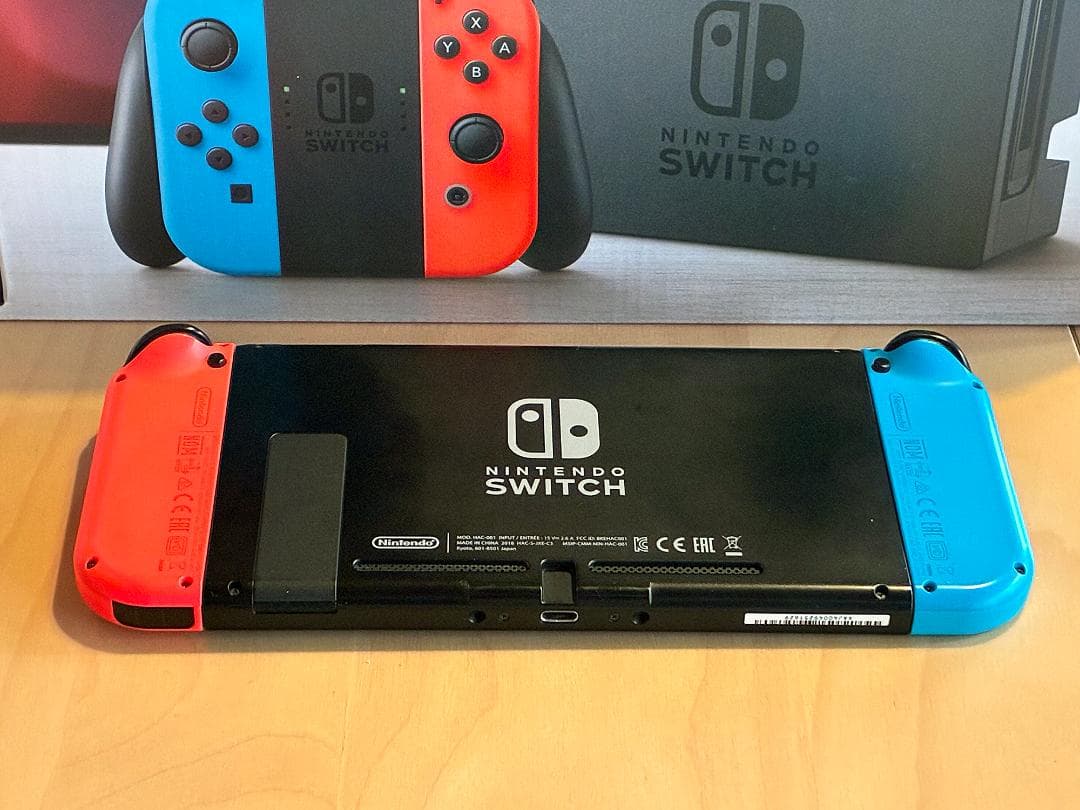 Nintendo Switch 本体一式 別売りJoy-Con・SDカード付き