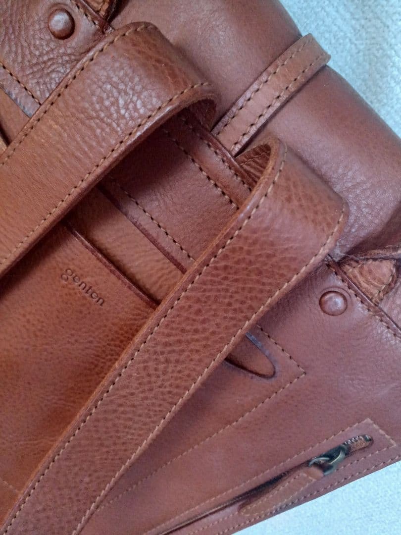 新品未使用gentenTOSCA限定復刻版リュックキャメルA4ノートPC収納可能