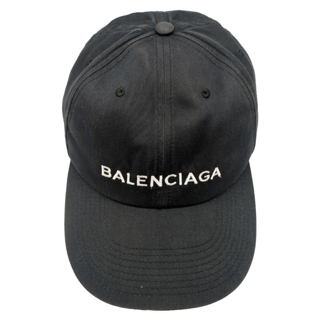 良品【BALENCIAGA／バレンシアガ】ロゴ L/58 キャップ