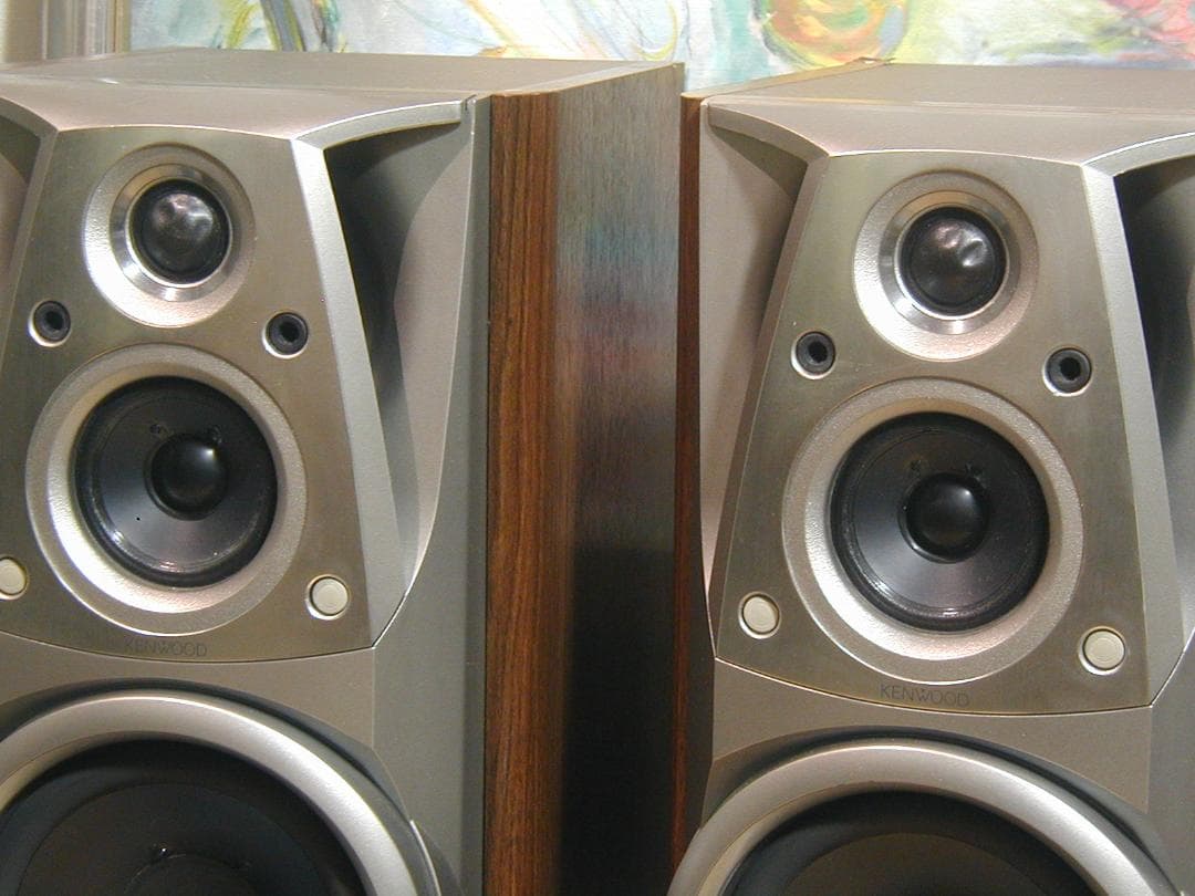 パワフル★KENWOOD製スピーカー,LS-H9 (2台)　ケンウッド　動作良好