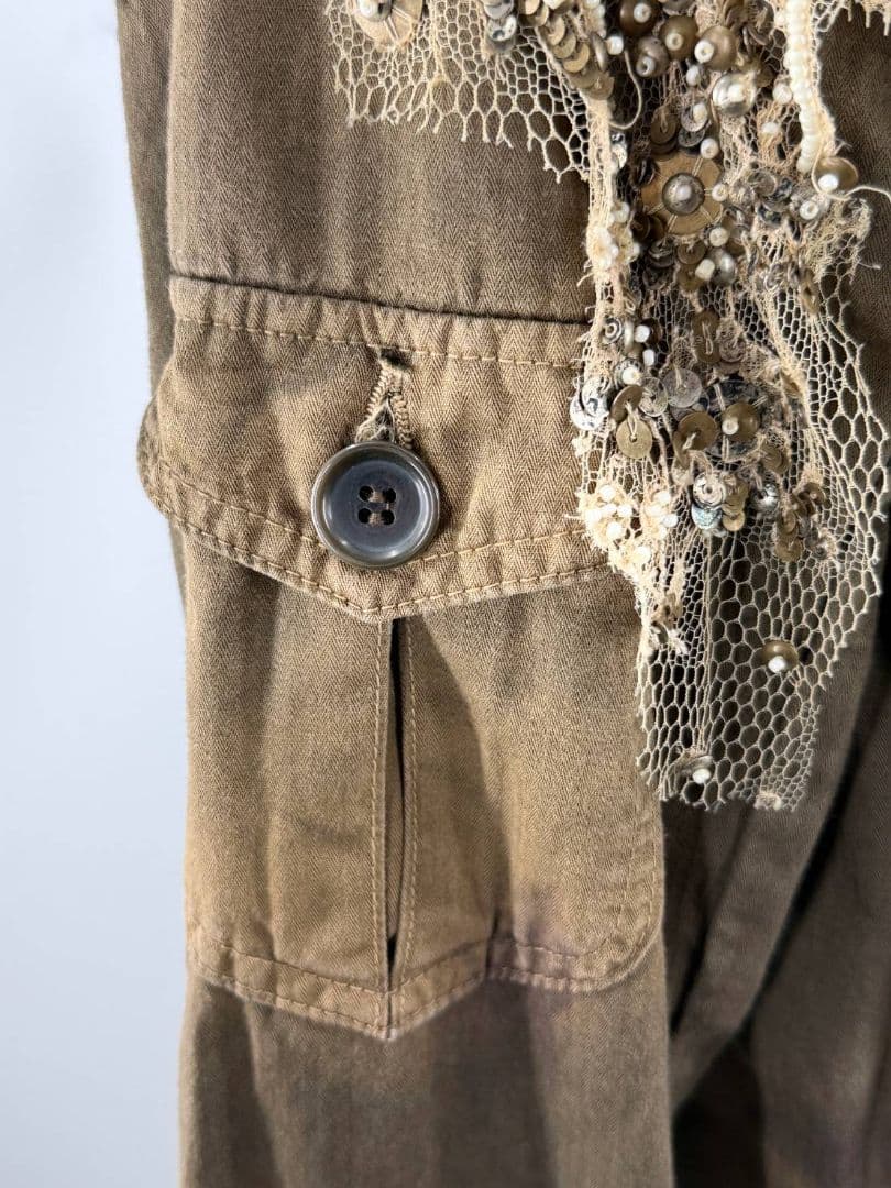 【新品未使用】シェアスピリット sharesprit 装飾ミリタリージャケット