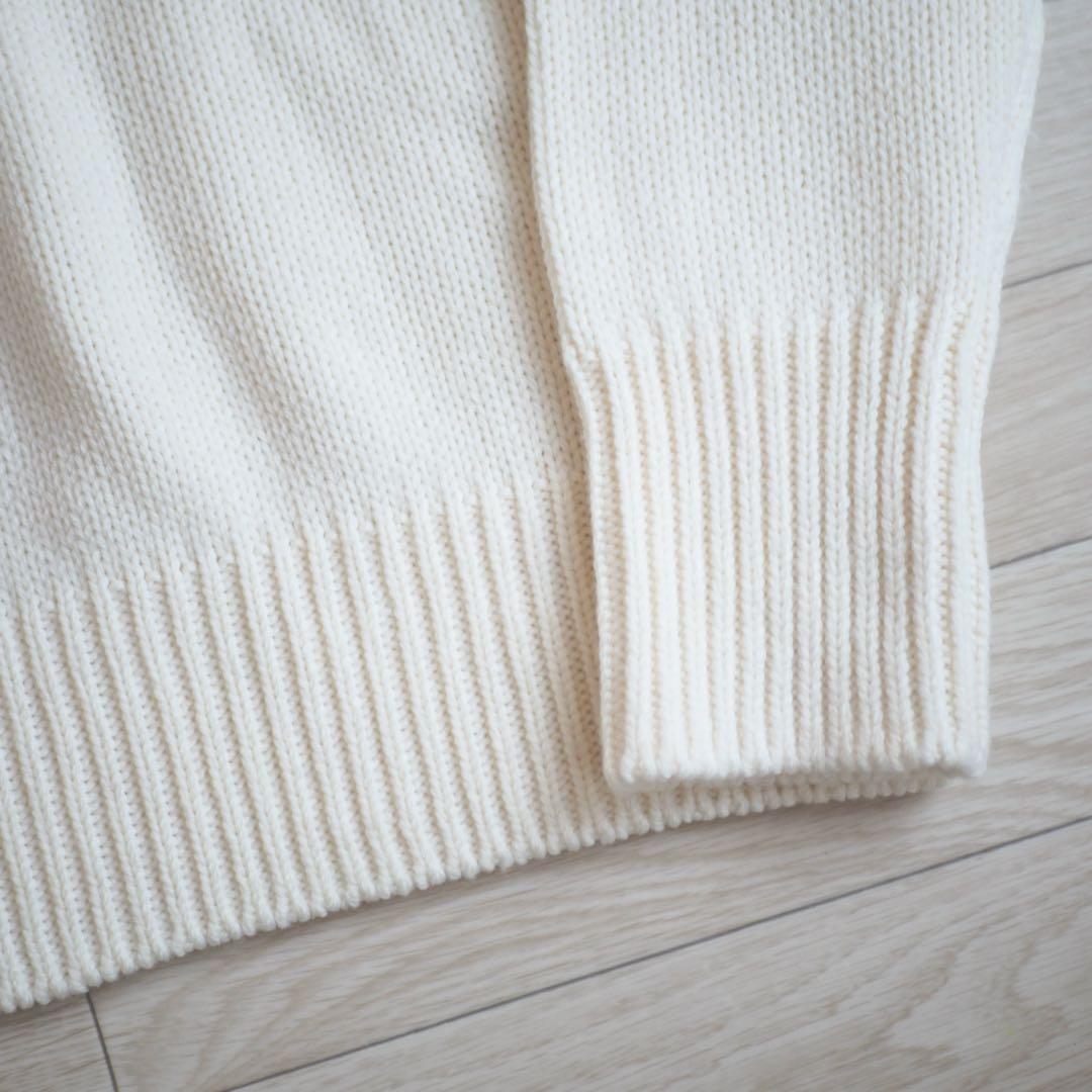 【 GALERIE VIE 】ファインウーステッド クルーネックニット