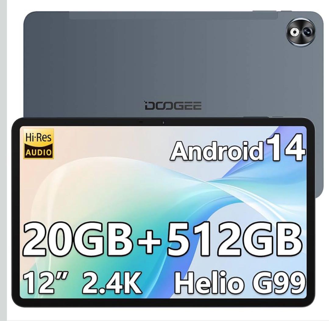 DOOGEE T40 PRO 12インチ タブレット Android タブレット