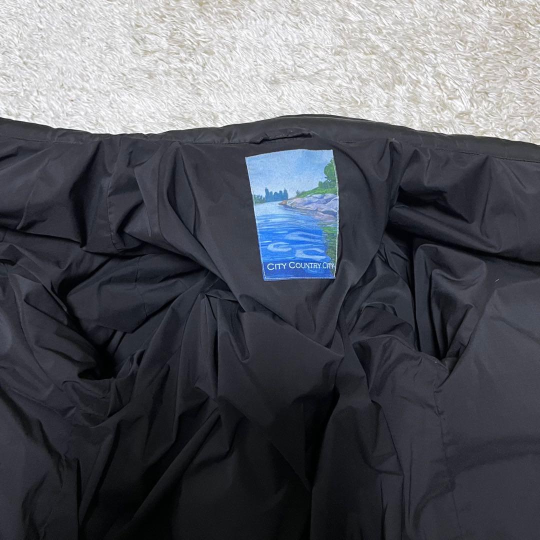 完売品　シティカントリーシティ　刺繍ロゴ　ダウンジャケット　2way