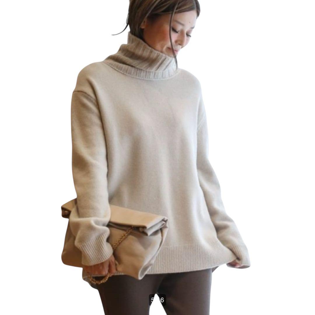 【未使用級✨】ミューズドゥーズィエムクラスJADE タートルネックプルオーバー