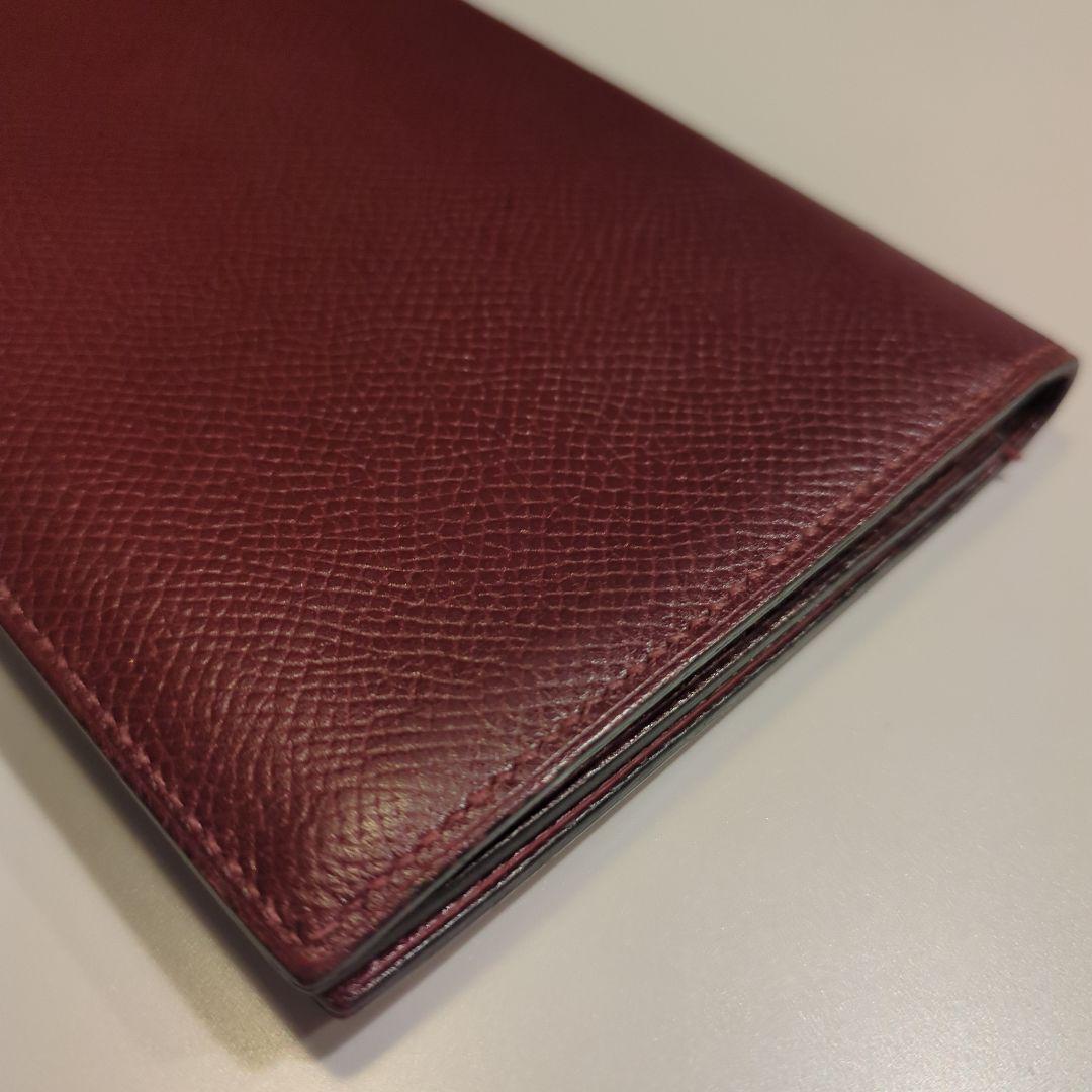 HERMES　エルメス　札入れ　MC2 フレミング　長財布　ボルドー