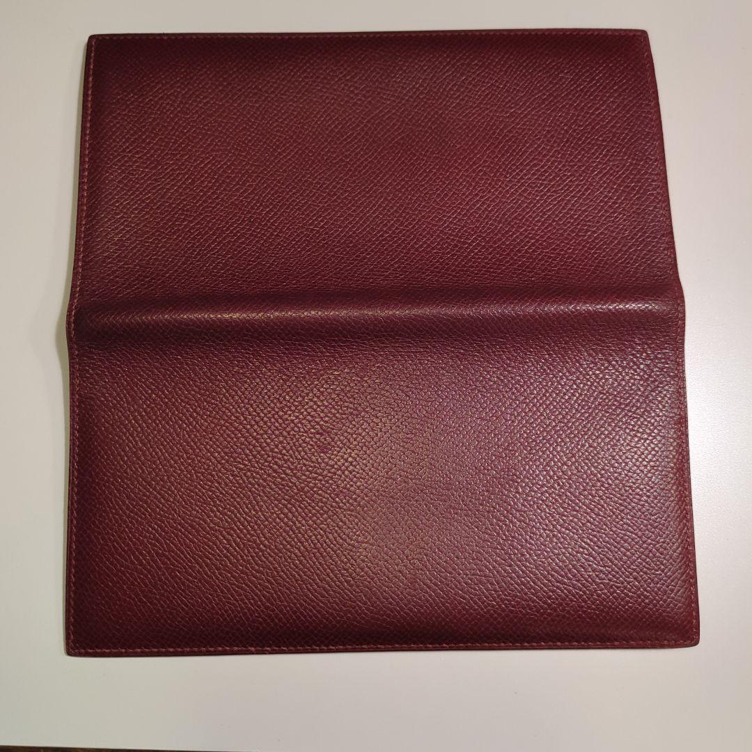 HERMES　エルメス　札入れ　MC2 フレミング　長財布　ボルドー