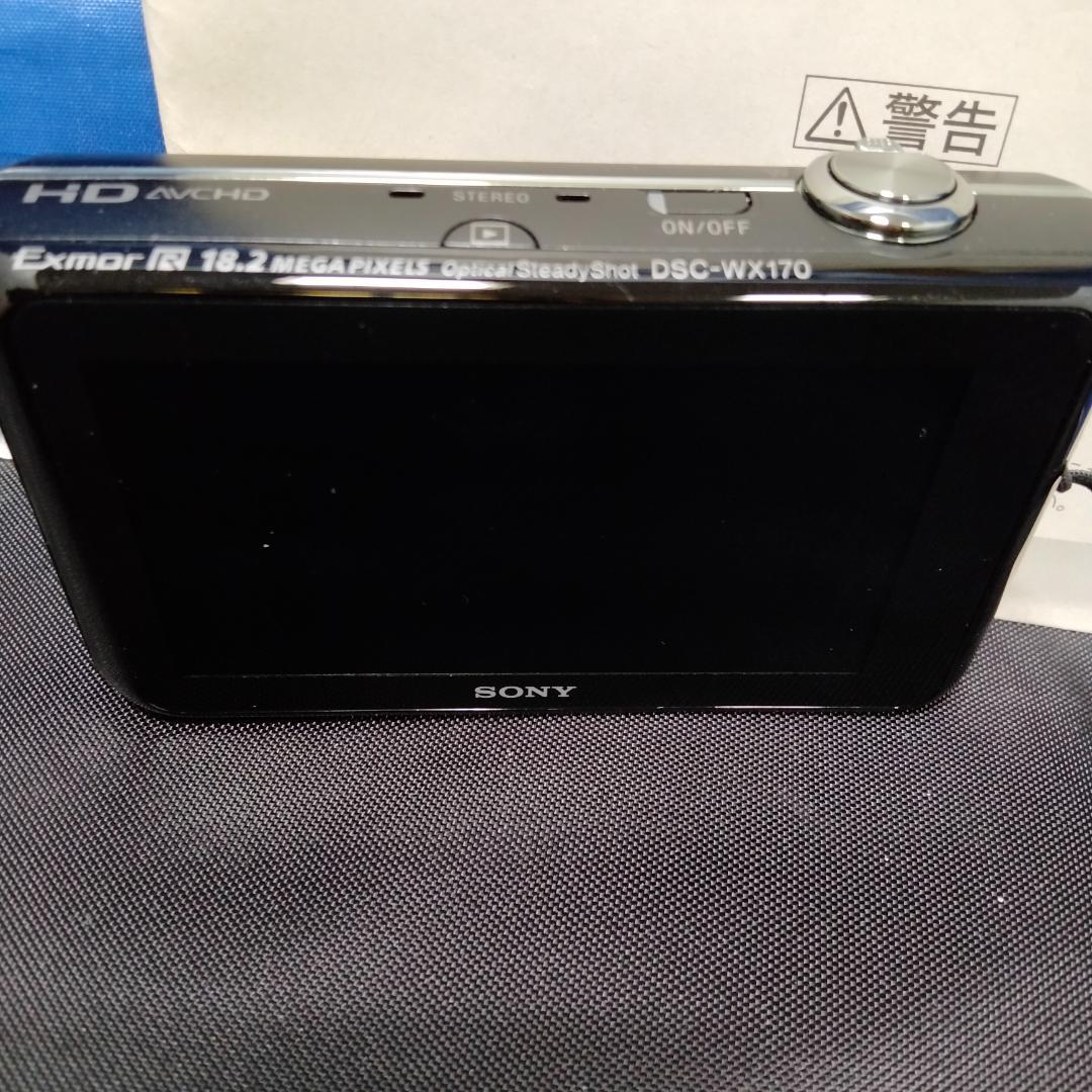 【中古品】 SONY デジタルカメラ　DSC- WX170(BK)