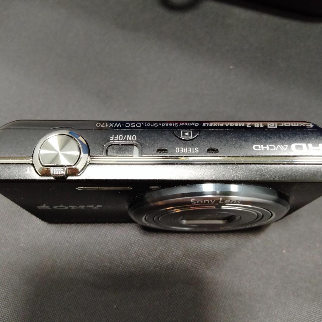 【中古品】 SONY デジタルカメラ　DSC- WX170(BK)