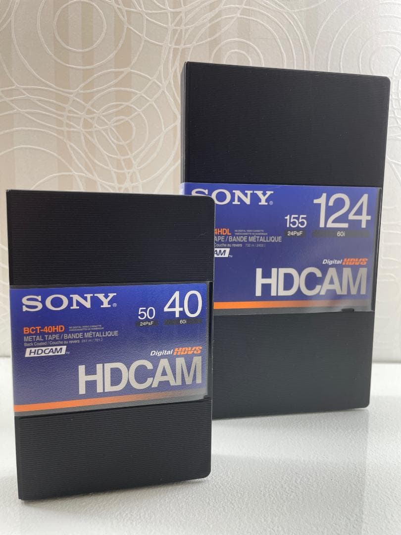 SONY HDCAM　BCTー124HDL(3本)　BCT-40HDL(16本)