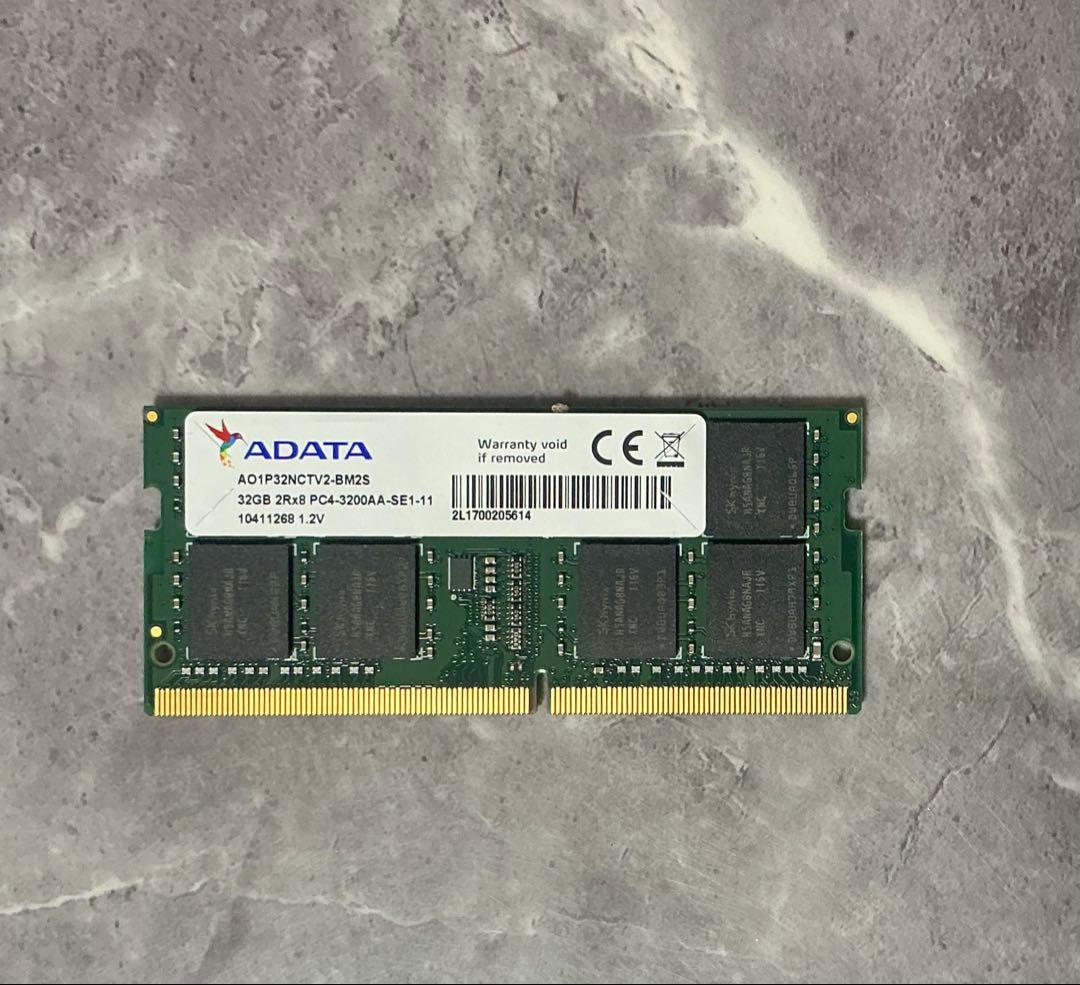 ADATA DDR4 32GB 2666MHz ノートPC用メモリ