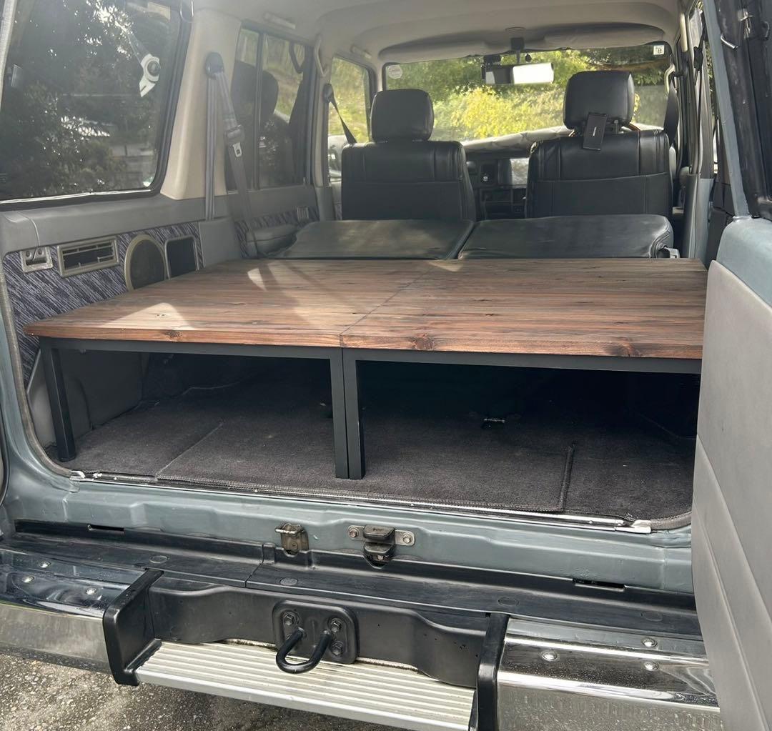 tagランクル 70 左右分割 プラド 荷台 ベッドキット アイアン