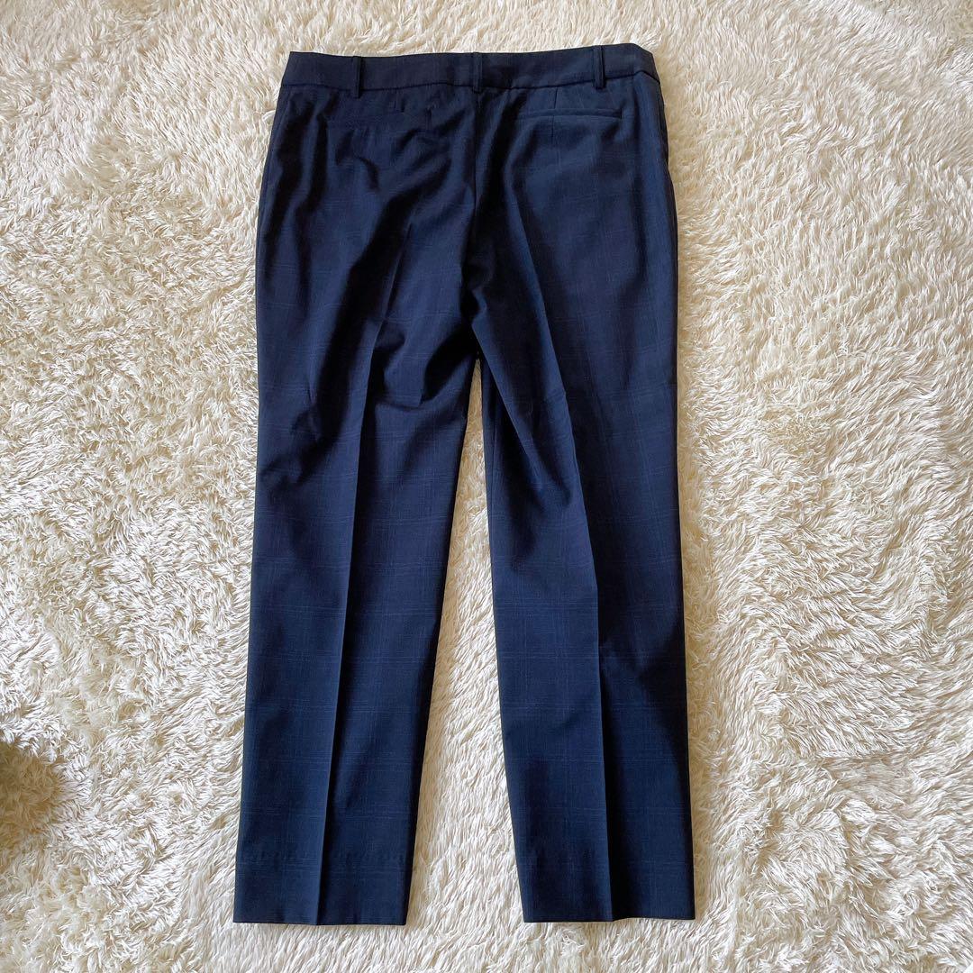 タグ付き LES MUES パンツスーツ ウォッシャブル ネイビー 13号