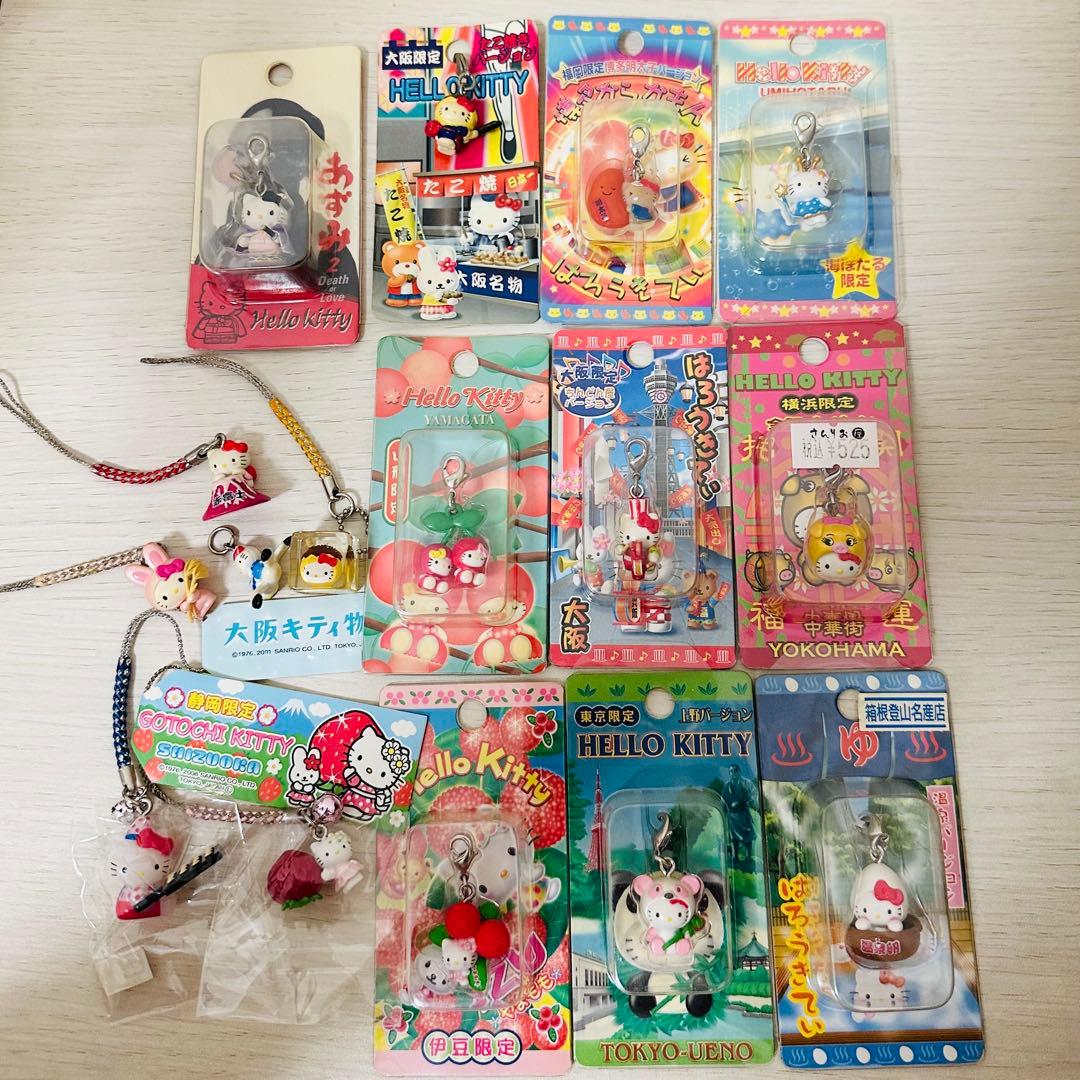 ハローキティ ご当地 ストラップ ファスナーマスコット サンリオ