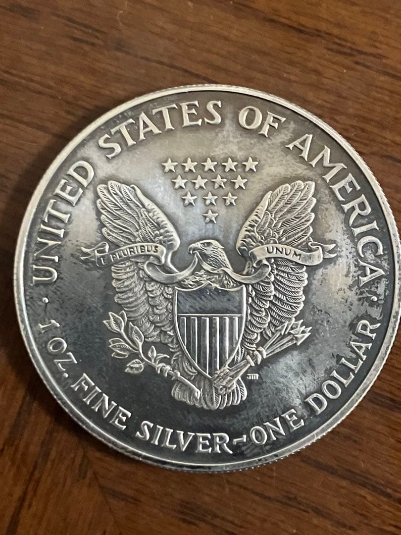 アメリカシルバーイーグル銀貨2002年　1オンス銀貨　純銀　ウォーキングリバティ